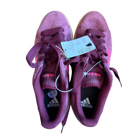 adidas Shoes - NWT Adidas Grand Court Base Shoes Shadow Red / Lucid Pink 10